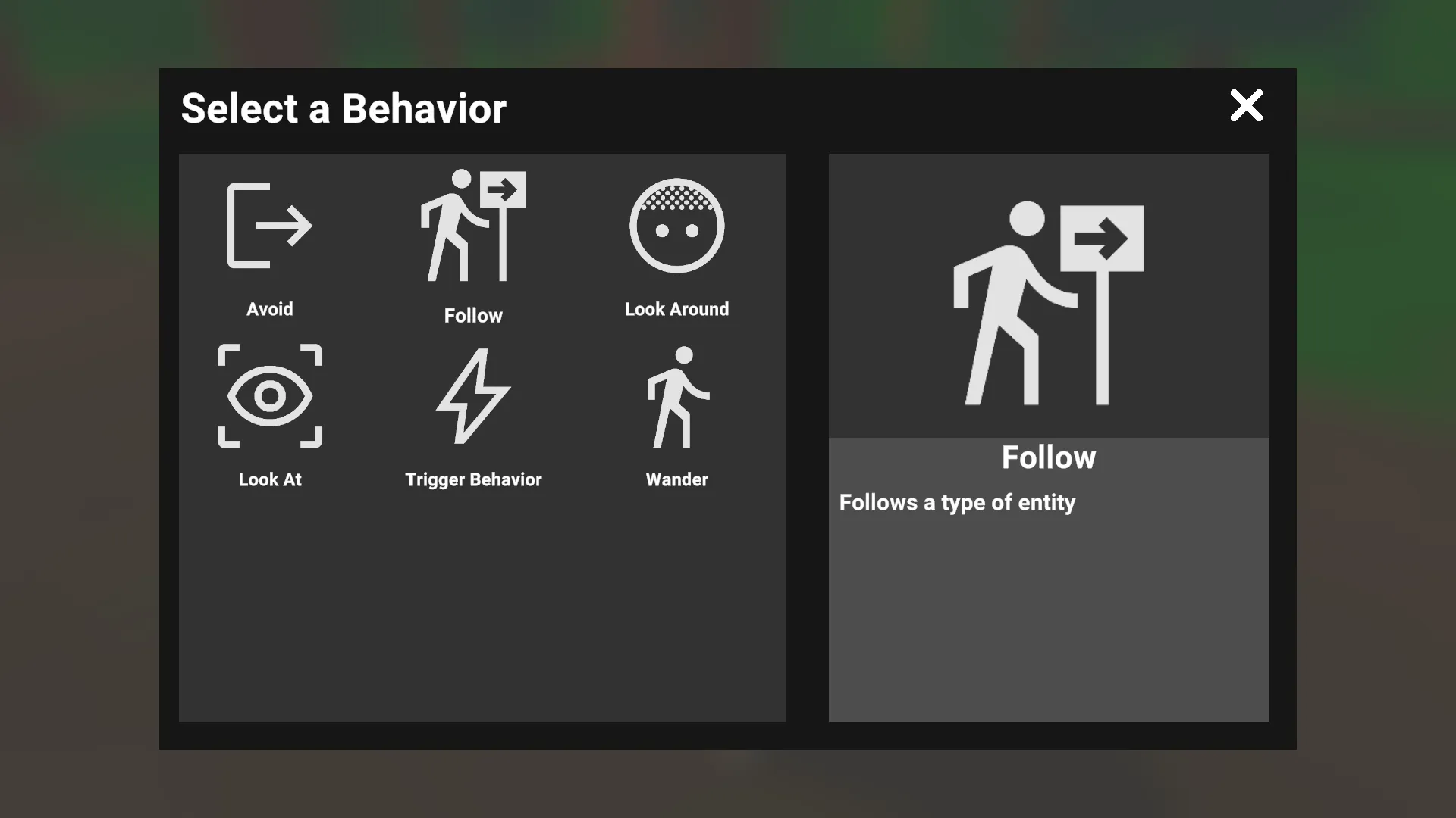 Behavior Picker